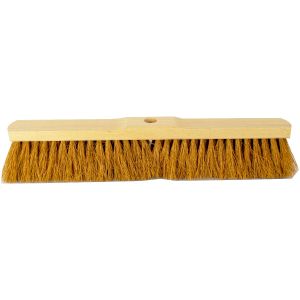 Saalbesen 50 cm mit Naturfaser aus Kokos mit Stielloch
