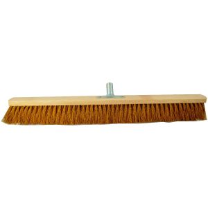 Saalbesen 80 cm Kokos mit Metallstielhalter