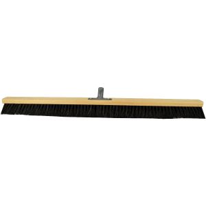 Saalbesen 100 cm, Naturhaar, mit Metallstielhalter