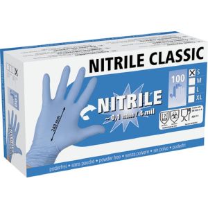 Nitrile Allzweckhandschuhe, 100 Stück Gr. XL, 4 mil