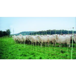 EURO-NETZ Extra mit Doppelspitze 90 cm x 50 m - Schafnetz, Schafzaun, Lämmernetz