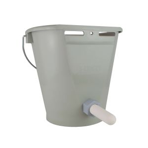 Original HIKO Kälbertränkeeimer TK 9 - Tränkeeimer für Kälber - leicht und stabil - stapelbar mit 9 Liter Voliumen.