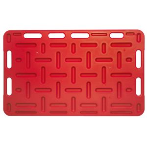 Schweine Treibbrett groß, 126 x 76 cm, rot