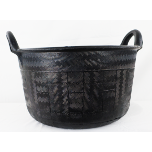 32 Liter Gummitrog schwarz
