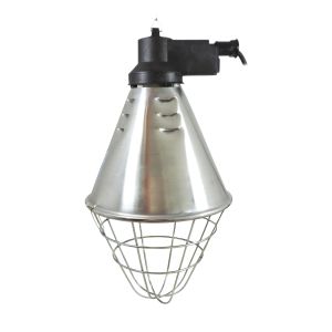 Waermestrahler mit Schutzkorb und 2,5 m Kabel - Alu Lampe - Waermestrahlgeraet