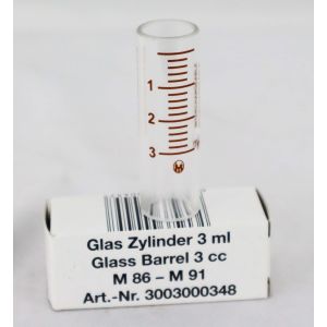 Ersatz Glaszylinder 3ml