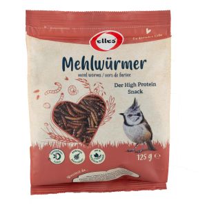Mehlwürmer - Ergänzungsfuttermittel für Wildvögel 125g - Vogelfutter