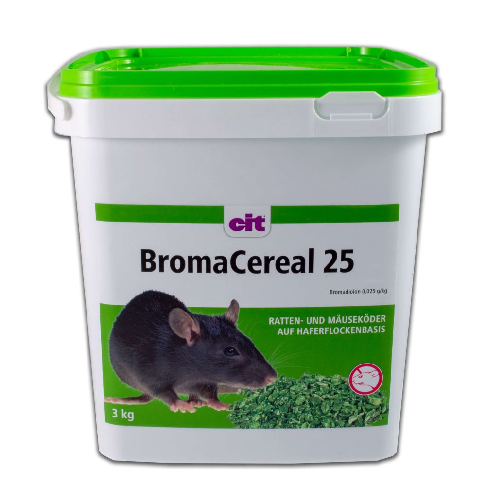 Rattengift - BromaCereal 25 - Freiverkäuflicher Rattenköder