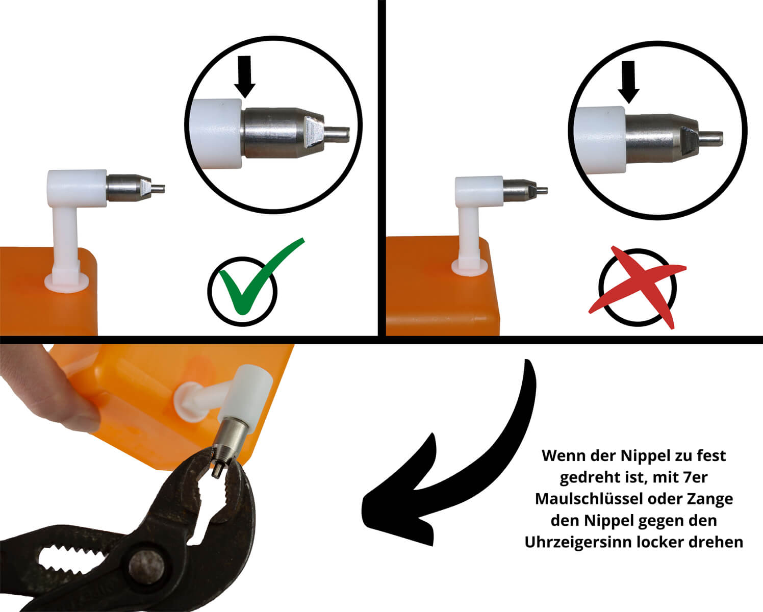 Nippeltränke Anleitung